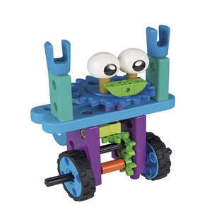 Vật Phẩm Mới 10 Trong 1 Cấu Trúc Truyền Động Bánh Răng Đồ Chơi Lắp Ráp Tự Làm Robot Khối Xây Dựng Tưởng Tượng Không Gian Với Hộp Đựng - Product Image 2