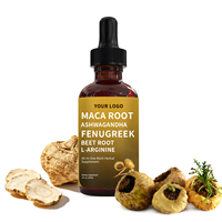 Extrait de Maca, Ashwagandha et Graines de Fenugrec pour la Santé Cardiaque – Antioxydant, Sans Gluten, Liquide Oral – Approvisionnement Direct Usine