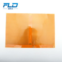 Plaque chauffante flexible en polyimide personnalisée 15W 5V, carte de circuit imprimé adhésive, haute température, OEM