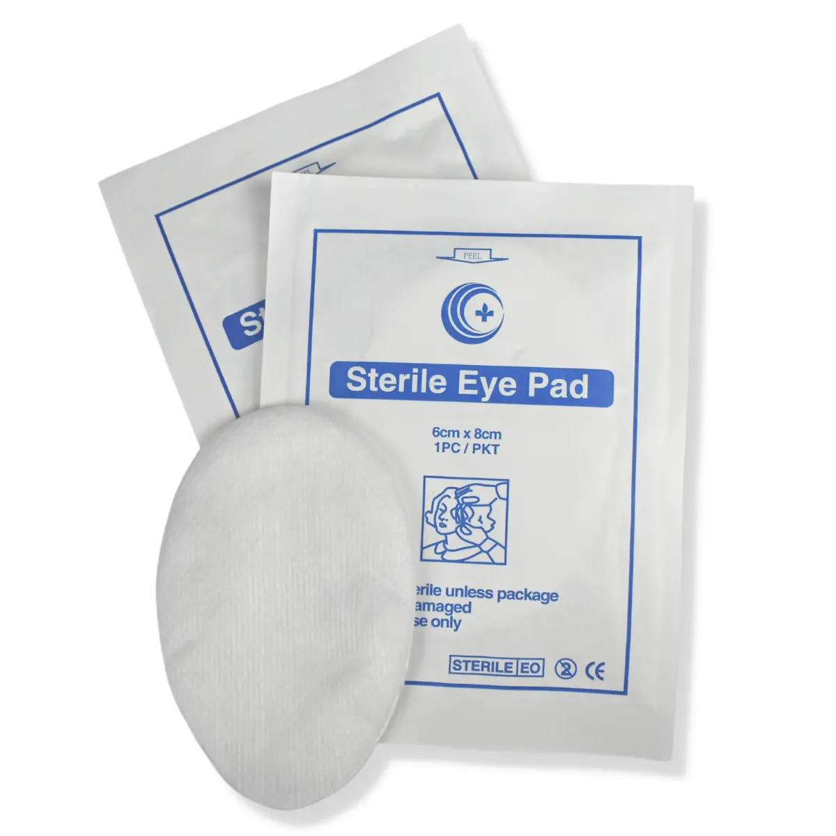 Anthrive Hospital Usage Cotton Pad Disposable Dressing Patch Medical Sterile Gauze Eye Pad