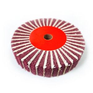 <span class=keywords><strong>Brosse</strong></span> à lamelles en nylon non tissé Roue de tambour de polissage en satin Tambour non tissé abrasif - Product Image 1