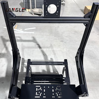 Cockpit de simulation de course en aluminium, kit complet prêt à l'emploi, support de chaise de jeu, siège à entraînement direct, vente en gros directe usine