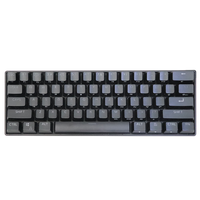 Clavier de jeu mécanique personnalisé, nouveau, 60%, 61 touches, rétroéclairé, mini USB-C, RGB, ultra fin