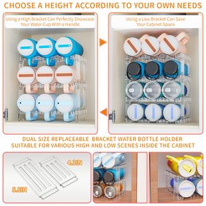 Organizador de Botellas de Agua Apilable con Compartimento Grande para Vasos Stanley de 40 oz, Yeti y Otros Vasos, Portavasos Stanley - Product Image 2