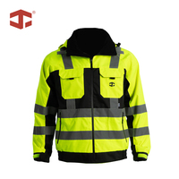 Veste de travail antistatique JIADE pour hommes, veste résistante aux flammes, imperméable, avec bande réfléchissante, pour la pétrochimie, la fabrication industrielle