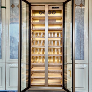 Armoire à <span class=keywords><strong>vin</strong></span> en acier inoxydable personnalisable - Réfrigérateur à <span class=keywords><strong>vin</strong></span> rouge à température constante adapté aux scénarios domestiques et commerciaux - Product Image 2