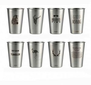 Jarra de Cerveza de Acero Inoxidable de 350 ml con Diseño Moderno y Aislamiento al Vacío - Product Image 1