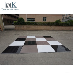 Piste de danse à carreaux 4 pieds x 4 pieds, plateforme de décoration d'événements, piste de danse extérieure - Product Image 4
