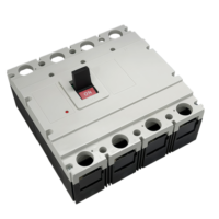Interruptor Automático Termomagnético MCCB de 800A, 4 Polos, 800H, 100KA, 65KA, 400V, CA/CC para Protección de Energía Industrial contra Fallos de Alto Nivel
