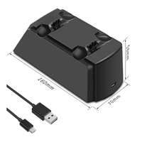 Support de chargeur double avec station de charge rapide et indicateur d'état Étui de manette de jeu pour PS4 pour PS4 Slim et pour PS4 Pro-Essential Game Acc