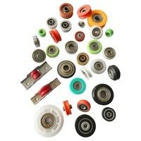 Roue coulissante en alliage de zinc <span class=keywords><strong>pour</strong></span> porte coulissante en porte-à-faux avec roue de guidage d'amortisseur - Product Image 5