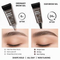 Offre Spéciale – Gel Teintant Sourcils Imperméable 24H Anti-Bavures Longue Durée Façonnant – En Stock – Faible MOQ 100