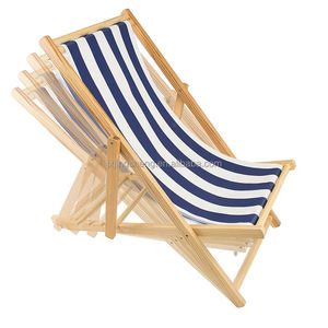 Chaises de plage se pliantes <span class=keywords><strong>en</strong></span> <span class=keywords><strong>bois</strong></span> légères durables avec la <span class=keywords><strong>toile</strong></span> d'Oxford - Product Image 2