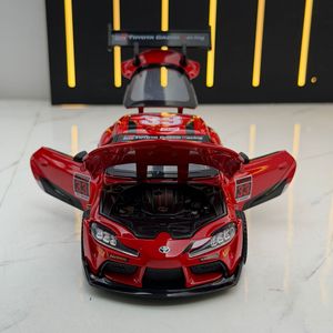 Modelo de <span class=keywords><strong>Auto</strong></span> a Escala 1:32, Réplica de Metal Fundido a Presión, <span class=keywords><strong>Supra</strong></span> GT4, Puertas Abatibles, Coleccionable, Decorativo, Juguete - Product Image 5