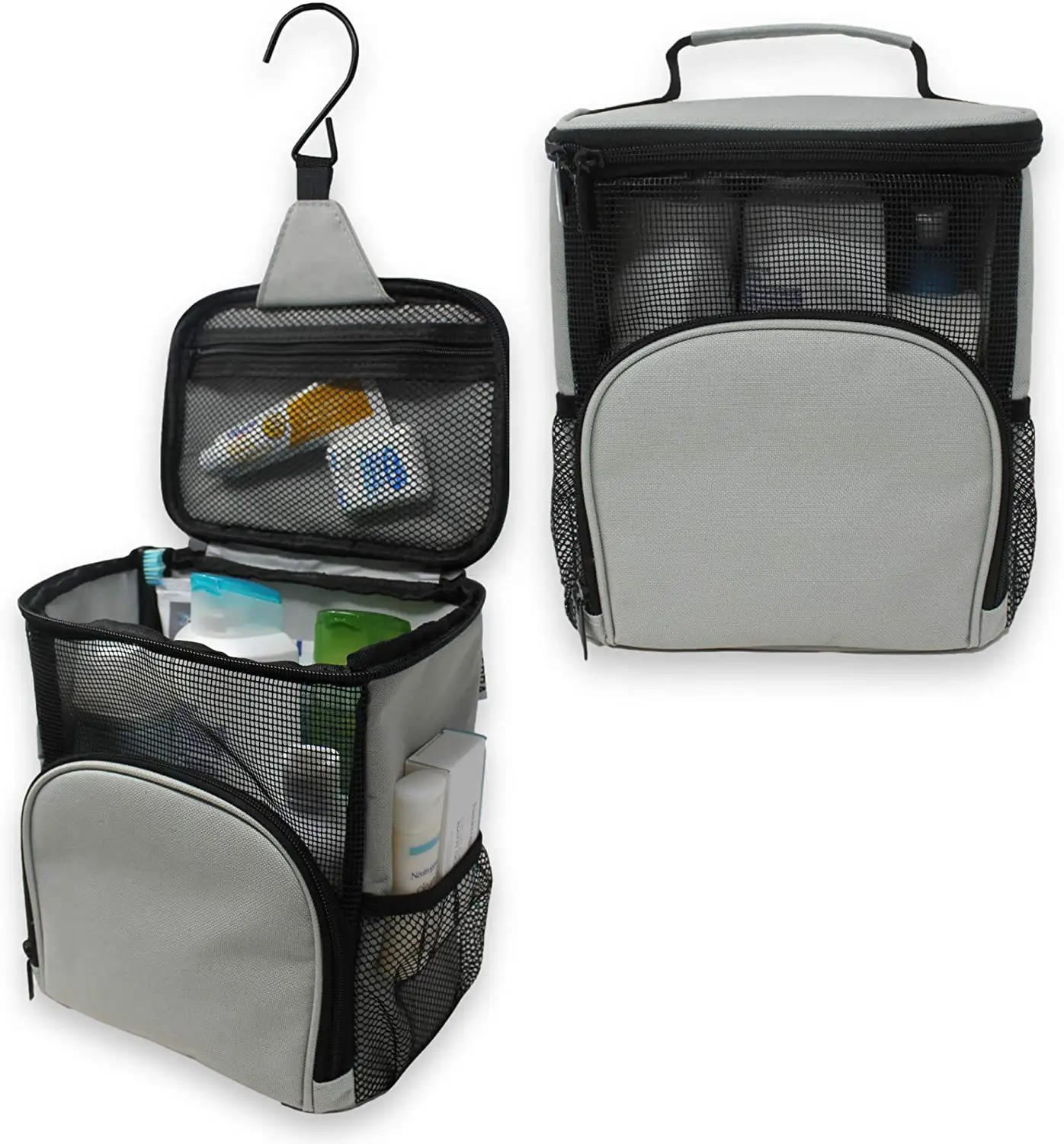 Grande Pendurado Shower Bag Viagem Higiene Pessoal Shower Caddy Tote Saco De Armazenamento Multifuncional Com Pendurado Gancho