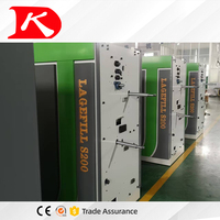 Machine de filature à broche creuse de torsion de fil fantaisie de haute qualité pour fil de fibre de coton équipé de composants de noyau PLC de moteur