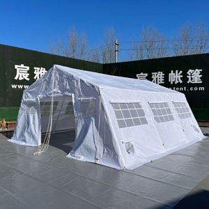 Tente de camping en PVC de haute qualité pour 10 à 20 personnes, imperméable, avec structure en acier, grandes fenêtres, fabrication en usine - Product Image 2