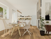 Multilayer Engineered Hardwood Flooring 12mm 13mm 14mm 15mm Brushed White Oak Indoor Oak Timber Floors