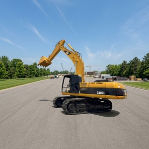 รถขุดตีนตะขาบไฮดรอลิกมือสอง รุ่น Cat 330 ขนาด 20 ตัน ยี่ห้อ Caterpillar Cat 320D 330 สำหรับประเทศโคลอมเบีย - Product Image 1