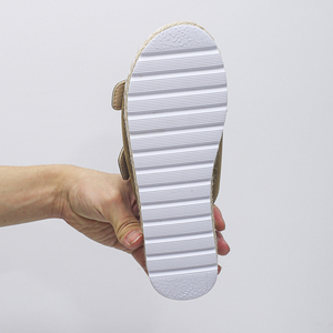 Ciabatte da <span class=keywords><strong>donna</strong></span> casual con cinturino incrociato, comode, classiche, con zeppa e plateau, alla moda, slip-on - Product Image 6