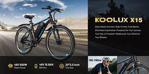 Bicicleta Eléctrica KOOLUX 48V 250W 7 Velocidades con Frenos de Disco, Motor en la Rueda Trasera, Bicicleta Urbana, Estilo Retro Vintage, Batería Integrada, 60 km de Autonomía - Product Image 3