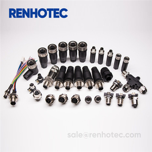 Thép Không Gỉ LED Ổ Cắm Chống Thấm Nước Coax Solder 3D Vòng E Bullet Motor Wirable IP68 M12 Fo Nối IP69K - Product Image 1