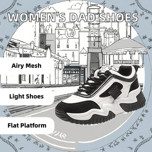 Zapatillas deportivas casuales para mujer al por mayor, transpirables con malla, plataforma plana con cordones, iluminadas, para caminar a diario en verano - Product Image 2