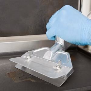 Grattoir de gril robuste commercial grattoir de <span class=keywords><strong>nettoyage</strong></span> de tache d'huile grattoir de gril en fonte d'aluminium - Product Image 3