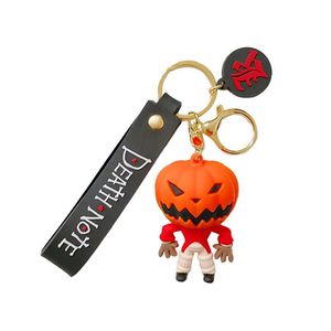 Llavero de goma 3D de anime, accesorios de cordón de PVC de Pesadilla Antes de Navidad, regalo de Halloween para coche, juguete promocional - Product Image 1