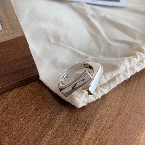 S925 Sterling Silver Geometric <b>Open</b> Index <b>Ring</b> For Women Minimalist Style Jewelry Gift - Product Image 4