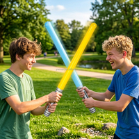 Sabre laser gonflable multicolore Mart, épée lumineuse gonflable en PVC pour enfants, idéal pour les fêtes cosplay et les accessoires de jeu scénique