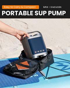 Pompe à air électrique rechargeable OutdoorMaster VORTEX <span class=keywords><strong>PRO</strong></span> 20PSI 57.7Wh, écologique, pour l'utilisation dans les lacs et les rivières - Product Image 1
