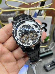 นาฬิกาข้อมือผู้ชายระบบออโตเมติกคุณภาพสูง ดีไซน์หรูหรา พร้อมกลไกตูร์บิญอง ปี 2026 - Product Image 3