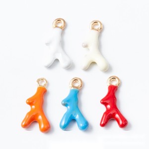 <span class=keywords><strong>Colgante</strong></span> de aleación dorada con forma de río de coral y esmalte, para la creación de tobilleras de playa - Product Image 1