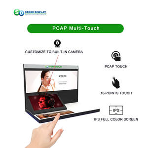 Présentoir armoires vitrine équipement publicitaire capteur de déclenchement LCD système de moniteur de promotion produits acryliques présentoirs - Product Image 5