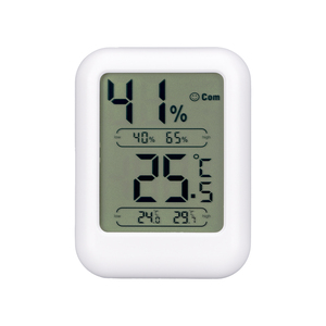 Thermomètre d'ambiance numérique et hygromètre Mesures de la température et de l'humidité intérieures avec les enregistrements les plus élevés/les plus bas - Product Image 1