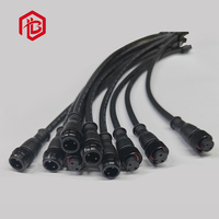 Connecteur de câble en cuivre étanche IP68 M16 pour système d'énergie solaire, 2 broches, 12V, mâle/femelle