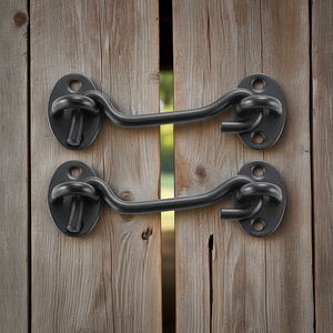 Loquet de porte de grange en acier inoxydable 201, en alliage d'aluminium moulé sous pression, rustique, pour opérateurs de portails - Product Image 2