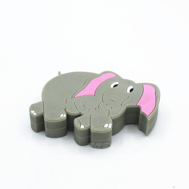 Cool USB 4.0 Memory Stick 8GB Animal Series PVC Usb Disk Bulk Cheap Elephant Shape USB Thumb Drive