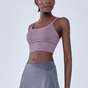 Soutien-gorge de <span class=keywords><strong>sport</strong></span> respirant et réversible pour <span class=keywords><strong>femme</strong></span>, dos nu, maintien élevé, bretelles réglables, col en V, pour le yoga – Options grandes tailles, écologique - Product Image 4