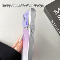Coque de téléphone de luxe à couverture intégrale avec dégradé de couleurs pour iPhone 17 Air 16 15 14 13 12 11 18 Pro Max