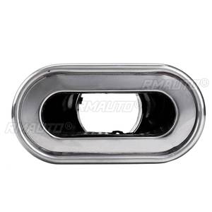 ปลายท่อไอเสียสแตนเลสแบบโครเมียมขนาด 60 มม. สำหรับรถยนต์ BMW/Benz/Audi - Product Image 6