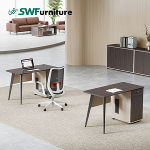 Table de conférence extensible convertible de luxe exécutive bureau de réunion élégant bureau à domicile école bureau à panneaux en bois moderne - Product Image 2