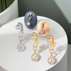 Mode Corps Bijoux Clip sur Nombril Anneau <span class=keywords><strong>Faux</strong></span> <span class=keywords><strong>Ventre</strong></span> <span class=keywords><strong>Piercing</strong></span> pour Femmes Non <span class=keywords><strong>Piercing</strong></span> Sexy Nombril Bijoux - Product Image 2