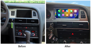Lecteur multimédia automobile 8,8 pouces CarPlay AUTO pour AUDI A6L 05-09, système d'intelligence automobile Qualcomm 8 cœurs, écran multimédia automobile GPS - Product Image 3