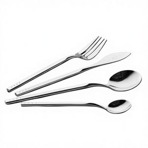 Ensemble de couverts de table modernes écologiques de qualité supérieure pour restaurants, hôtels, fêtes |   Couverts en acier inoxydable - Product Image 1