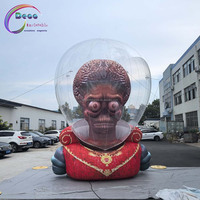 Structure gonflable de publicité unique adaptée aux besoins du client de conception extraterrestre d'horreur de bande dessinée d'Inflatables