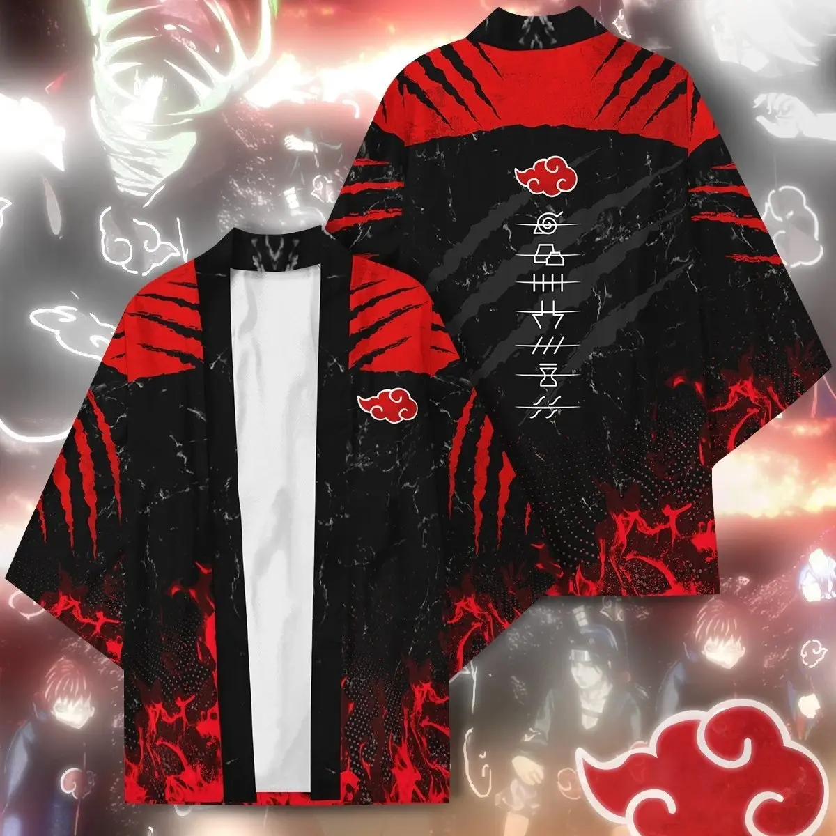 XXS-4XL 11 tasarımlar Anime Itachi Uchiha 3D baskılı Kimono cosplay kostüm