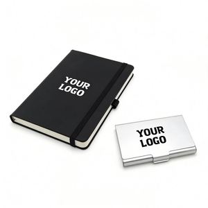 Wholesale Custom Logo A6 Leather Notebook 80 <b>Sheets</b> for Students Business Office School Promo Gift Elastic Strap A5 Notebooks - Product Image 1