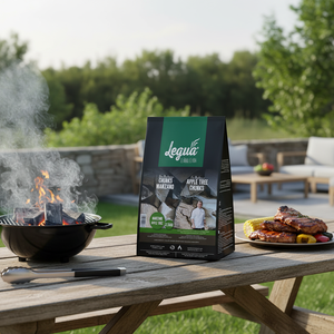 Morceaux de bois de pommier Legua pour la fumée, saveur naturelle de haute qualité sur votre barbecue des terres des champs espagnols modèle 8426720001783 - Product Image 3